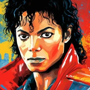 Michael Jackson Moonwalk Silhouette Poster | Music Legend Wall Art (Paper & PVC)